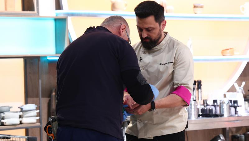Chefi la cuțite, 22 aprilie 2025. Ce concurent a părăsit competiția după duel și de ce a ajuns Chef Orlando Zaharia la spital