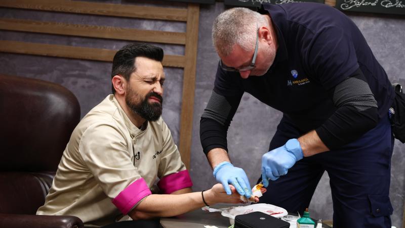 Chefi la cuțite, 22 aprilie 2025. Ce concurent a părăsit competiția după duel și de ce a ajuns Chef Orlando Zaharia la spital