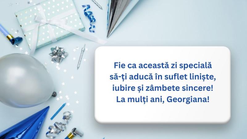 Imagini cu urări de „La mulți ani” pentru Sfântul Gheorghe