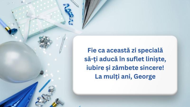 Mesaje de „La mulți ani” Sfântul Gheorghe 2025. Felicitări cu urări pentru sărbătoriții de pe 23 aprilie