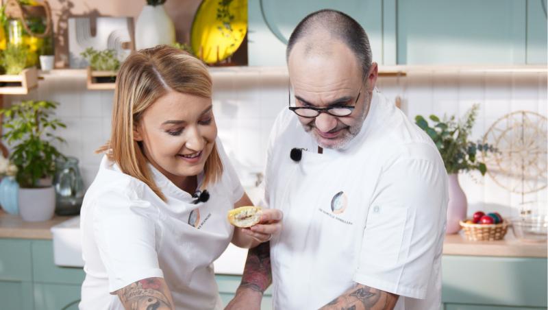 Hello Chef sezon 9, 19 aprilie 2025. Rețeta Roxanei Blenche pentru cornulețe cu magiun. Ce verdict a dat Nicolai Tand
