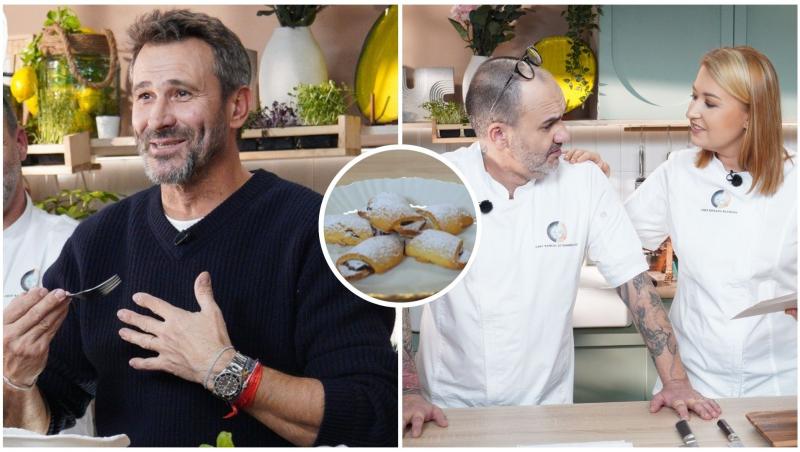 Roxanei Blenche a gătit cornulețe cu magiun pentru Nicolai Tand