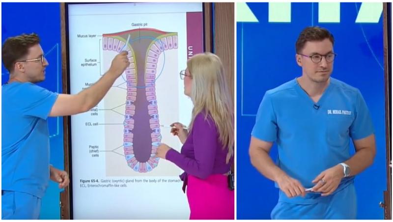 Colaj cu medicul Mihail Pautov în platoul MediCOOL alături de un invitat