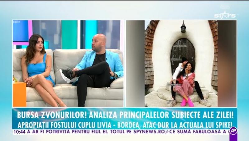 Cum a reacționat Livia Eftimie după ce s-a spus că ea și Spike s-au despărțit. Fosta soție a lui Bordea: „interesul pentru mine..”