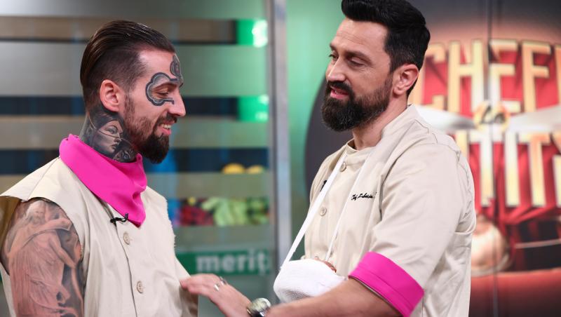 Chefi la cuțite, 23 aprilie 2025. Chef Alexandru Sautner și Chef Richard Abou Zaki, duel exploziv în amulete. Cine a plecat acasă