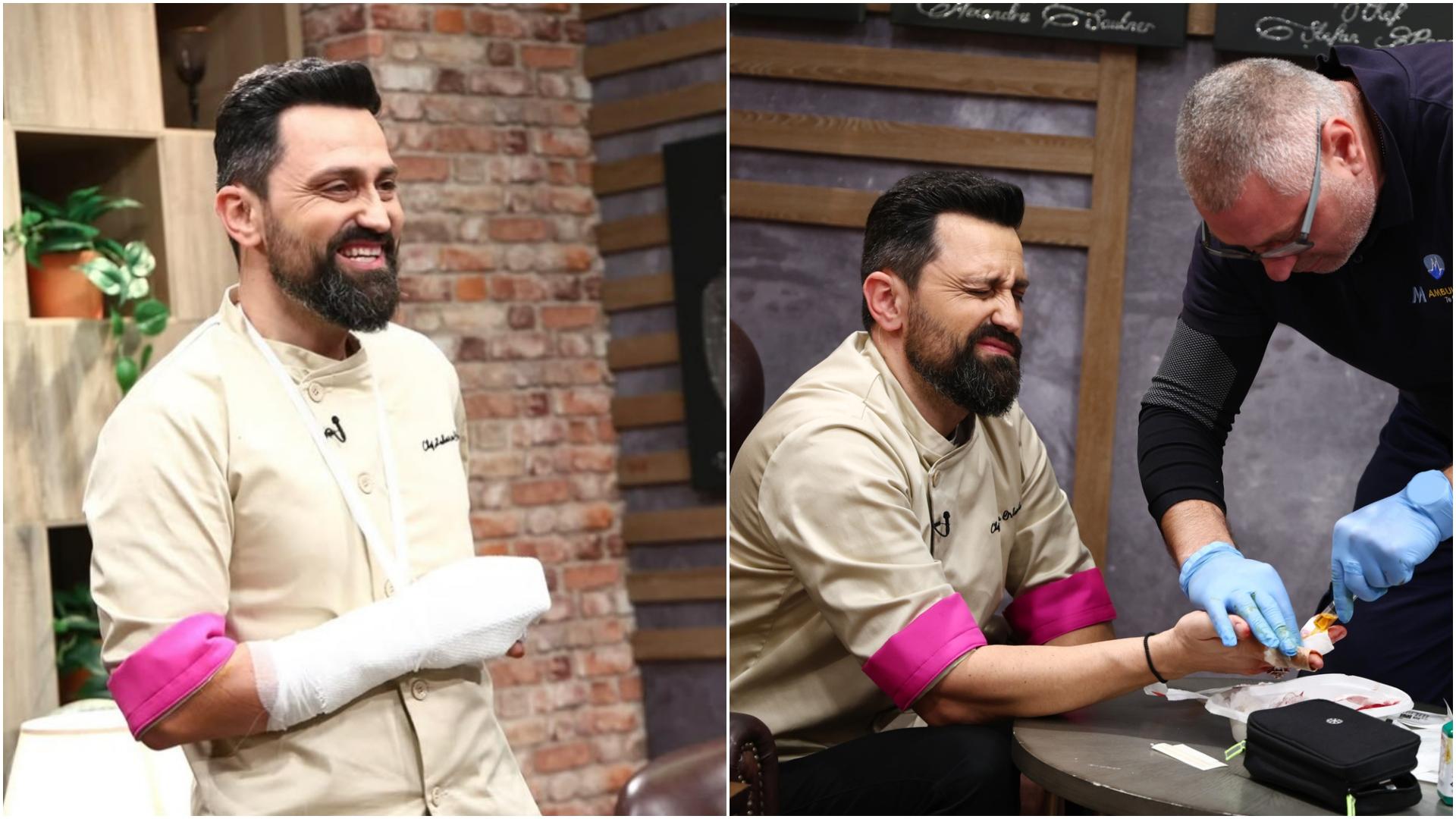 colaj foto chef orlando zaharia accidentare chefi la cutite