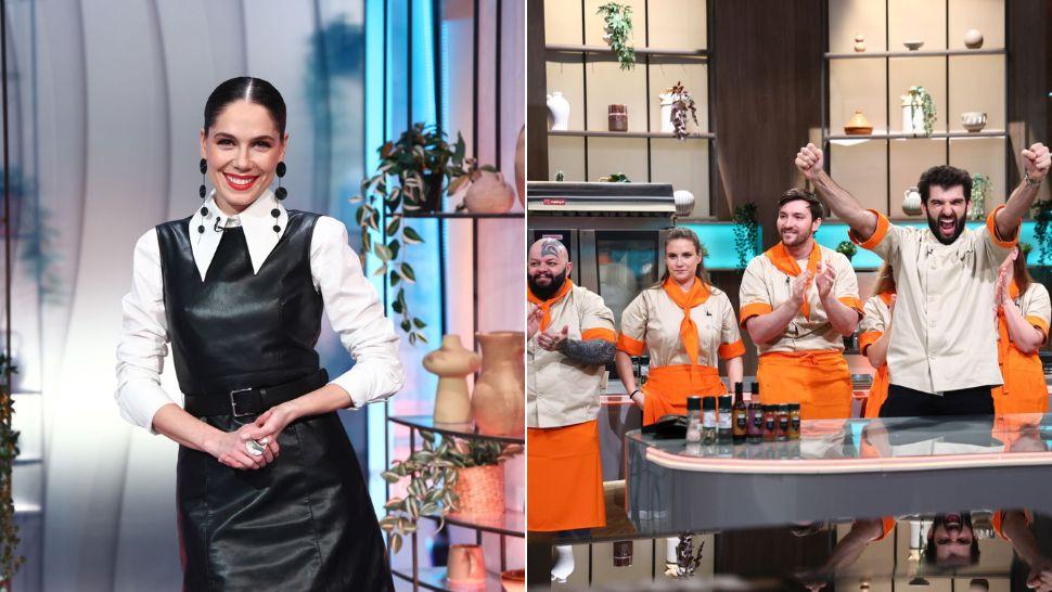 colaj irina fodor, chef richard cu echipa sa, concurenți chefi la cuțite