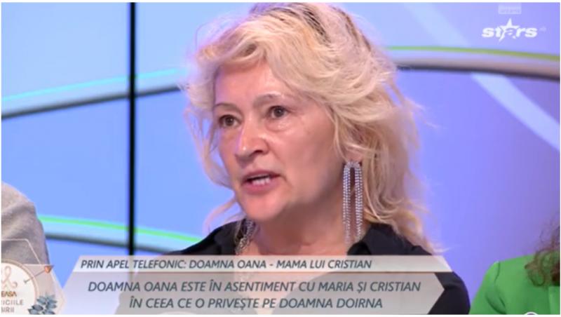 Mireasa sezonul 11. Mama lui Cristian a intervenit telefonic. Ce i-a spus doamnei Dorina: „Nu-mi place ceea ce văd”