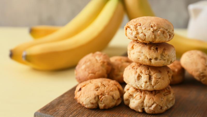 Biscuiți cu banane