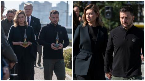 Olena Zelenska, soția lui Volodimir Zelenski, apariție copleșitoare la înmormântarea Papei Francisc. Ce detaliu a atras atenția