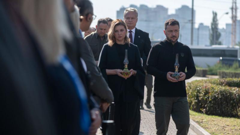 Olena Zelenska, soția lui Volodimir Zelenski, apariție copleșitoare la înmormântarea Papei Francisc. Ce detaliu a atras atenția