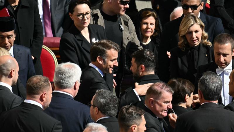 Olena Zelenska, soția lui Volodimir Zelenski, apariție copleșitoare la înmormântarea Papei Francisc. Ce detaliu a atras atenția