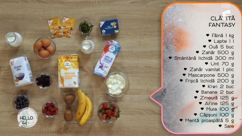 Hello Chef sezon 9, 26 aprilie 2025. Rețeta Roxanei Blenche pentru Clătita Fantasy. Ce a ales Daniela Condurache