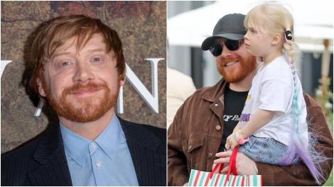 Rupert Grint, actorul din Harry Potter, a devenit tată pentru a doua oară, în secret. Imaginea adorabilă prin care a dat vestea