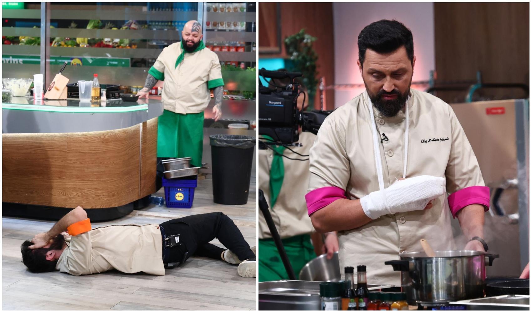 colaj foto cu chef richard abou zaki si orlando zaharia la chefi la cutite sezonul 15