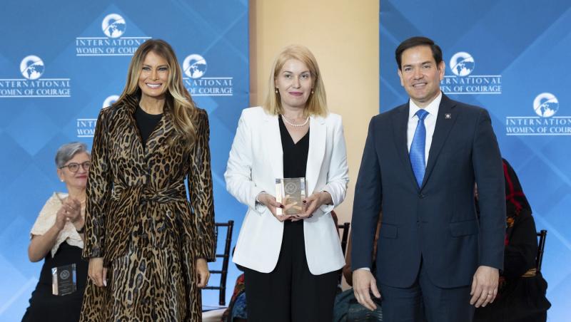 Cine este Georgiana Pascu, românca premiată de Melania Trump. Ce a zis Prima Doamnă în gala International Women of Courage