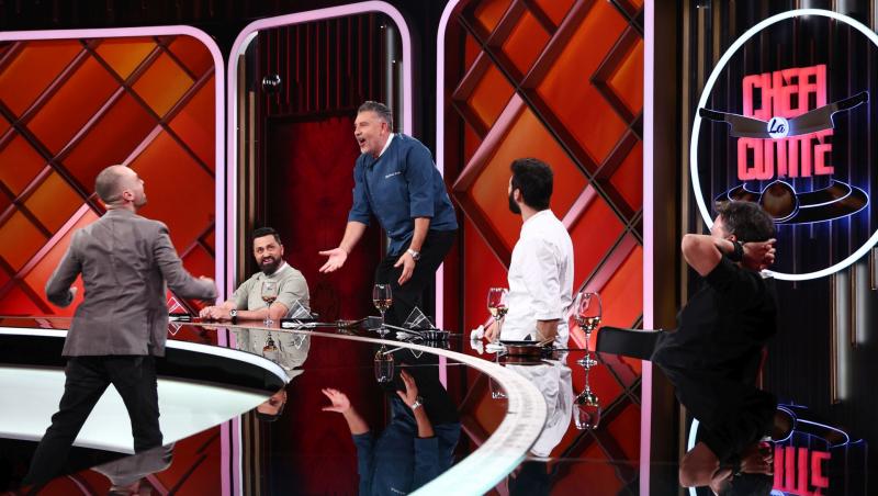 Ieri seară, Chef Richard i-a dat cuțitul de aur lui Andy Van de Gucht, concurentul care gătește pentru Casa Regală a Belgiei