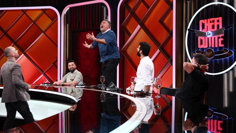 Ieri seară, Chef Richard i-a dat cuțitul de aur lui Andy Van de Gucht, concurentul care gătește pentru Casa Regală a Belgiei