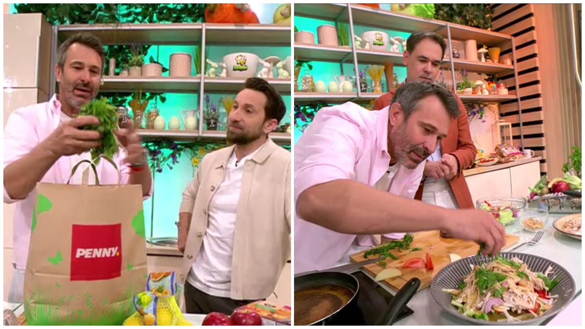 Rețetă lui Chef Nicolai Tand de salată cu pui la abur în stil asiatic. Ce ingrediente a folosit pentru acest preparat simplu