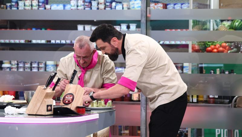 Echipa portocalie, o nouă victorie la Chefi la cuțite. Diseară, cursă culinară nebună: un preparat la fiecare 10 minute