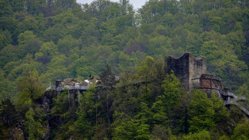 Cetatea Poenari, închisă temporar la doar câteva săptămâni de la redeschidere. Care este cauza de această dată
