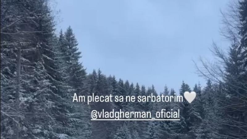 Oana și Vlad Gherman au împlinit un an de la cununia civilă. Ce mesaj emoționant i-a transmis actorul soției sale