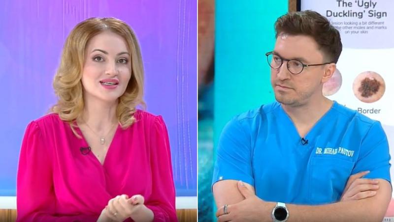 colaj medicul dermatolog dana bratu și medicul mihail pautov la medicool