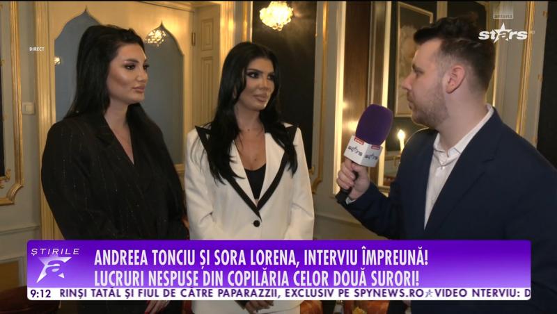 Andreea Tonciu și sora ei, interviu la dublu! Vedeta vrea să o mărite pe Lorena, dar ea refuză: „ce să fac cu iubitul?”