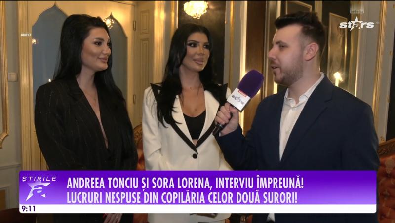 Andreea Tonciu și sora ei, interviu la dublu! Vedeta vrea să o mărite pe Lorena, dar ea refuză: „ce să fac cu iubitul?”