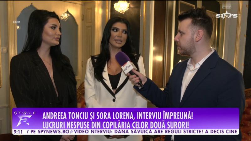 Andreea Tonciu și sora ei, interviu la dublu! Vedeta vrea să o mărite pe Lorena, dar ea refuză: „ce să fac cu iubitul?”