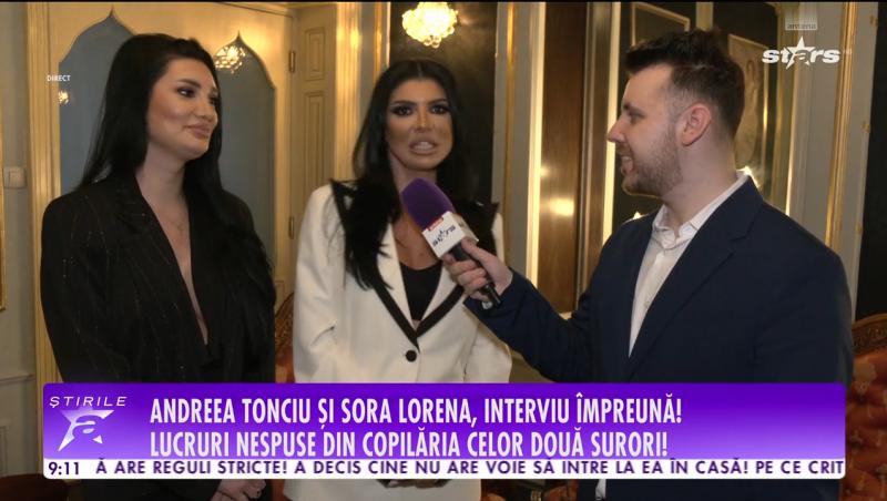 Andreea Tonciu și sora ei, interviu la dublu! Vedeta vrea să o mărite pe Lorena, dar ea refuză: „ce să fac cu iubitul?”