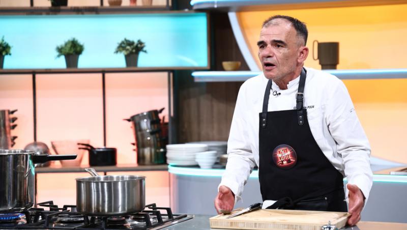 Chefi la cuțite, 7 aprilie 2025. Chef Alexandru Sautner și chef Ștefan Popescu au oferit cuțitele de aur. Ce concurenți au uimit