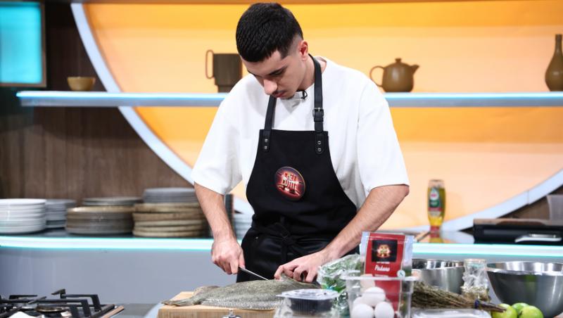 Chefi la cuțite, 7 aprilie 2025. Chef Alexandru Sautner și chef Ștefan Popescu au oferit cuțitele de aur. Ce concurenți au uimit