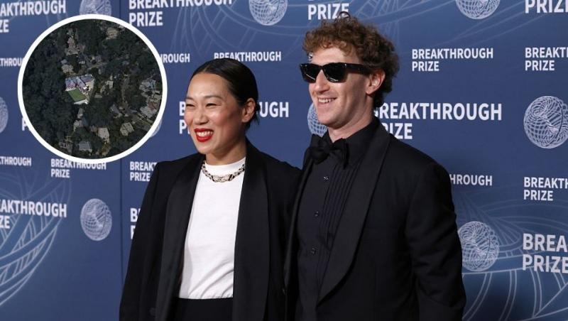colaj Mark Zuckerberg și Priscilla Chan, proprietatea lor din Washington pe google