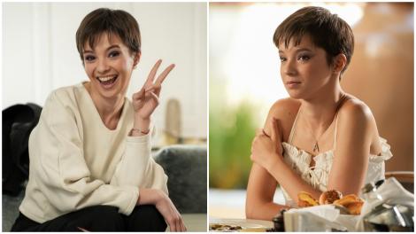 Cum arăta Karina Jianu înainte să se tundă atât de scurt. Actrița, de nerecunoscut cu părul lung