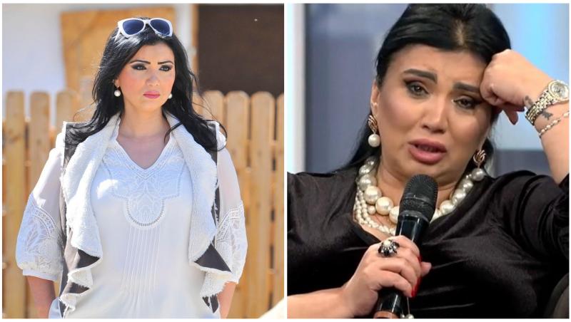Colaj cu Adriana Bahmuțeanu în două ipostaze diferite