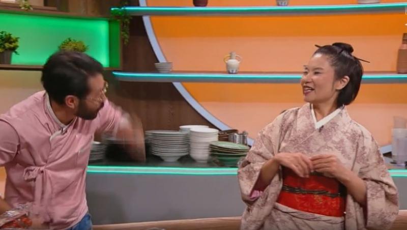 Jurații, uimiți când au aflat cu ce se ocupă Tomoko Miura Scutariu în Japonia. Concurenta este îndrăgostită de mâncarea românescă