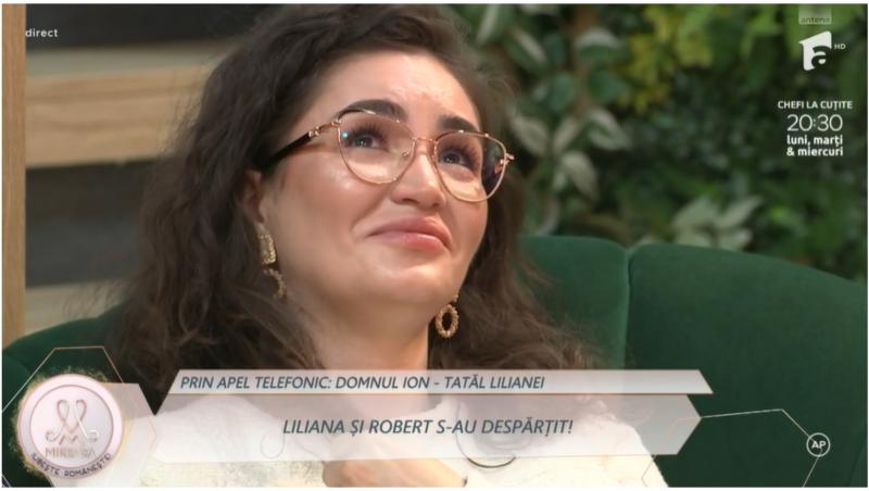Mireasa sezon 11. Părinții Lilianei au intervenit în direct după despărțirea fetei de Robert: „Bine că s-a încheiat așa situația!”