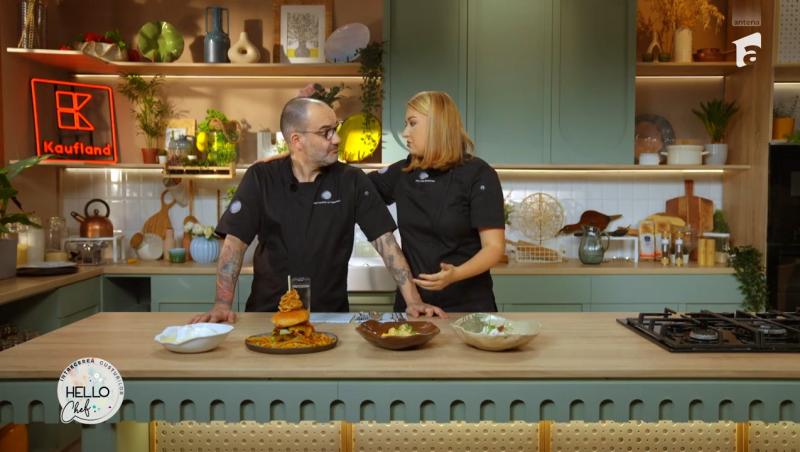 Hello Chef sezon 9, 10 mai 2025. Rețeta Roxanei Blenche pentru ciulama de pui. Ce verdict a dat Nikos Drăgulina