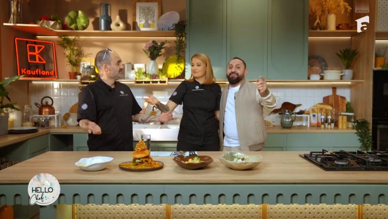 Hello Chef sezon 9, 10 mai 2025. Rețeta Roxanei Blenche pentru ciulama de pui. Ce verdict a dat Nikos Drăgulina
