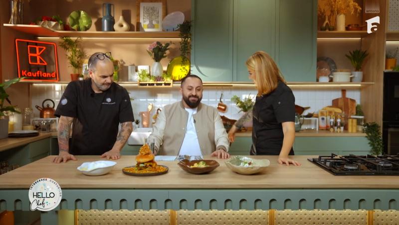 Hello Chef sezon 9, 10 mai 2025. Rețeta Roxanei Blenche pentru ciulama de pui. Ce verdict a dat Nikos Drăgulina
