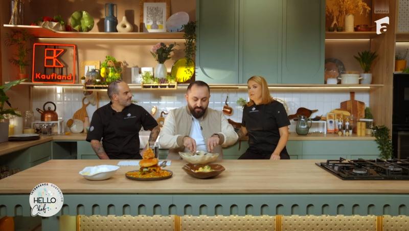 Hello Chef sezon 9, 10 mai 2025. Rețeta Roxanei Blenche pentru ciulama de pui. Ce verdict a dat Nikos Drăgulina