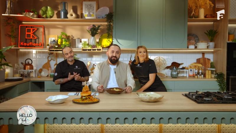 Hello Chef sezon 9, 10 mai 2025. Rețeta Roxanei Blenche pentru ciulama de pui. Ce verdict a dat Nikos Drăgulina