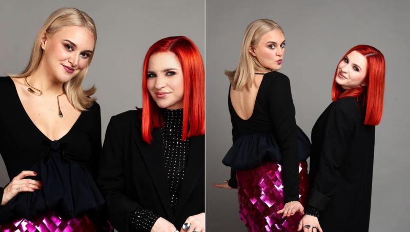 Bianca și Cristina se pregătesc intens la repetiții pentru momentele spectaculoase cu care vor să îi impresioneze pe jurați și telespectatori.