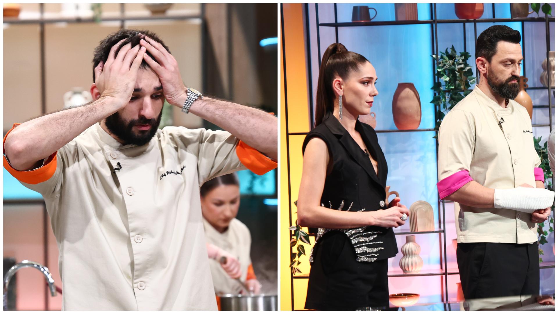 Colaj cu chef Richard Abou Zaki, chef Orlando Zaharia și Irina Fodor la Chefi la cuțite