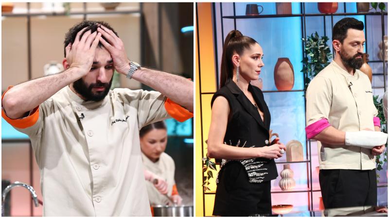 Colaj cu chef Richard Abou Zaki, chef Orlando Zaharia și Irina Fodor la Chefi la cuțite