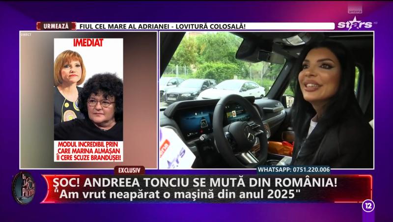 Andreea Tonciu a primit cadou o mașină de 200 000 de euro. Cum arată bolidul de lux: „E full option, cum e și proprietara”
