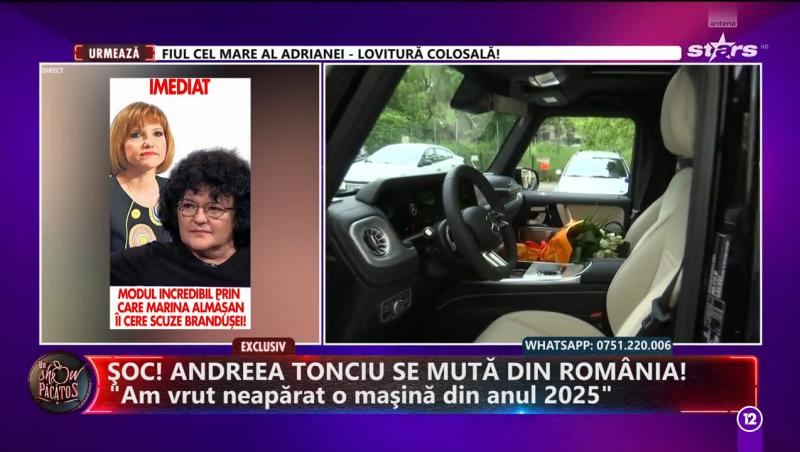 Andreea Tonciu a primit cadou o mașină de 200 000 de euro. Cum arată bolidul de lux: „E full option, cum e și proprietara”