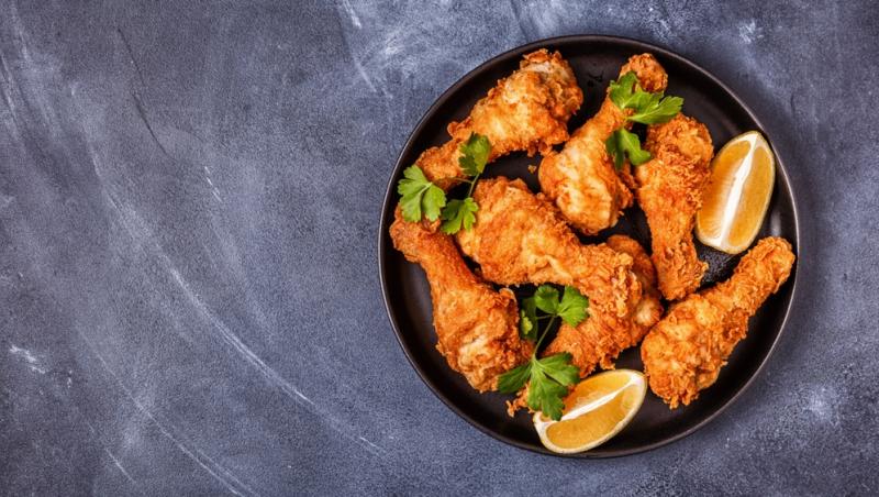 Pulpe de pui în crustă cu muştar cu miere