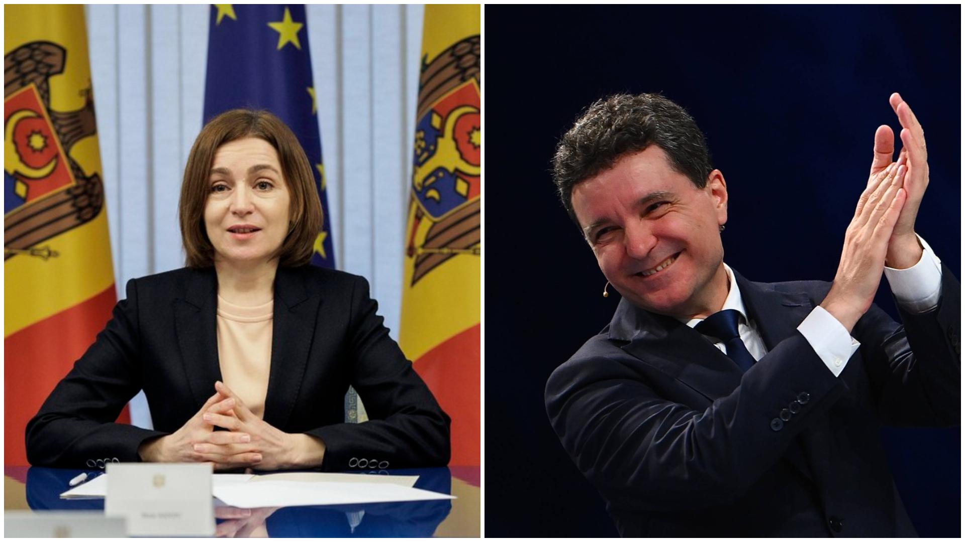 Maia Sandu, președinta Republicii Moldova, mesaj public pentru Nicușor Dan și pentru România: „Sora noastră bună!”